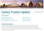 Tourism NSW newsletter